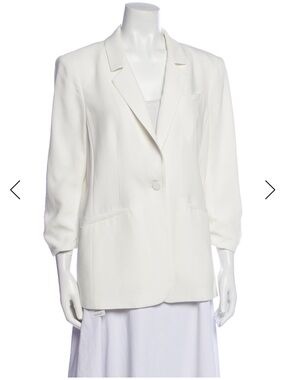 cinq à sept White Tailored Blazer